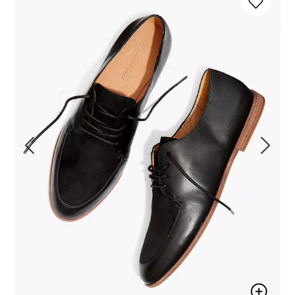 Madewell Alex Oxfords in Leather & Suede (Size 9)